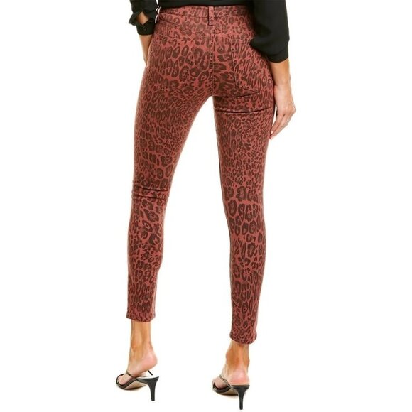NWT Joe's Jeans leopard high rise ankle cut jeans, 24 - Picture 6 of 9